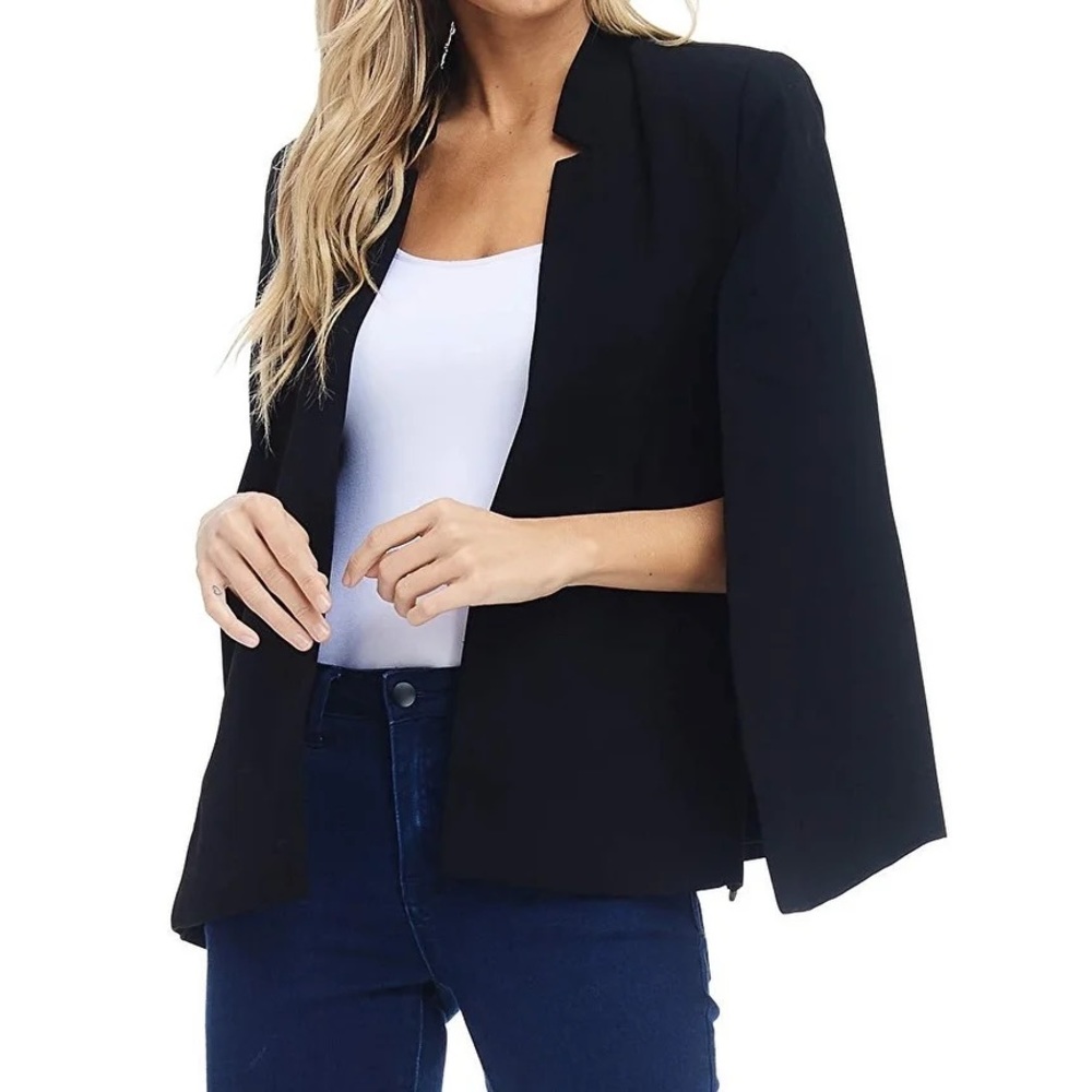 Black Blazer Cape